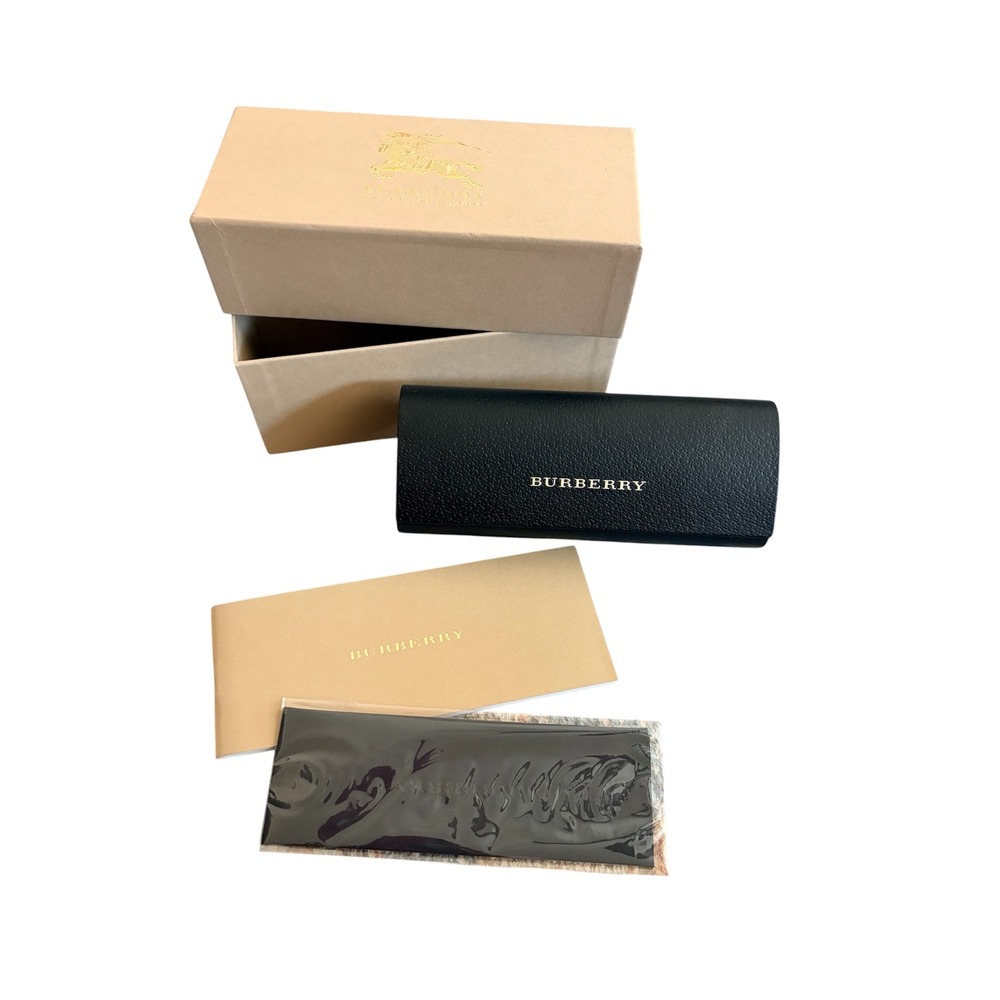 Authentic Men's Burberry Sunglass Case Cloth and Box Set